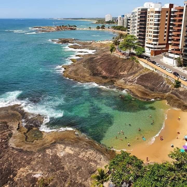 Apt Centro 50 M Mar, Wi-Fi, Completo, Local Top Guarapari Eksteriør bilde