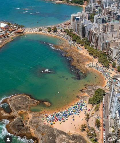 Apt Centro 50 M Mar, Wi-Fi, Completo, Local Top Guarapari Eksteriør bilde